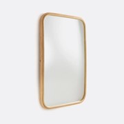 Rechthoekige spiegel in rotan 60x90 cm, Nogu