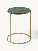 Ronde marmeren bijzettafel Ella