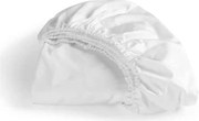 Cinderella Topper Hoeslaken Katoen-Satijn - Wit