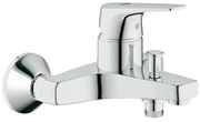 GROHE Bau Flow badkraan met koppelingen met omstel chroom 23756000