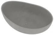 Ideavit IDEA.SENSE-D5 vrijstaandbad - 160x97,5x58cm - anti-kras - nano-coating - inclusief pop-up afvoer - Beton D5 290337-D5