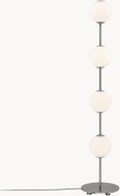 Mondgeblazen LED vloerlamp Audrey, dimbaar