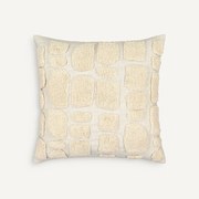 Kussenhoes in linnen en katoen, Peeble