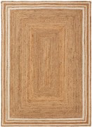 Handgeweven juten vloerkleed Jutta