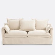 Bank voor 2, 3, 4 of 5 personen, in fluweel, Odna