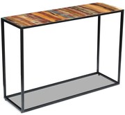 vidaXL Wandtafel 110x35x76 cm massief gerecycled hout