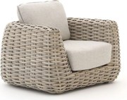 + 10% kassakorting | Lounge tuinstoel | Tierra Outdoor Wakkanda | Wicker (vlechtwerk) | Taupe | Kees Smit Tuinmeubelen