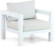 Tuinstoel Aluminium Wit Lifestyle Garden Furniture Luca