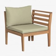 Modules Voor Tuinset In Filips Acaciahout Groen – Khaki & Rechter Fauteuil - Sklum