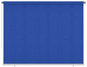 vidaXL Rolgordijn voor buiten 300x230 cm HDPE blauw