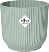 elho Vibes Fold Rond 16 - Sorbet groen (Groen) - Diameter 16 x H 15 cm - Ideaal voor binnen - 100% gerecycled