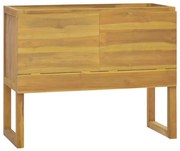 vidaXL Badkamerkast 90x45x75 cm massief teakhout