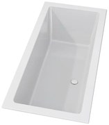 Riho Rethink Cubic inbouwbad - 180x80cm - acryl - mat wit B106001105