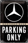 Metalen bord Mercedes-Benz - Parking Only