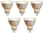 Set van 5 GU5,3 LED lamp MR16 5W 420 lm 2700K 12V