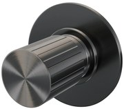 Brauer Stripe inbouw stopkraan gunmetal geborsteld PVD