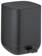 Wenko Davos pedaalemmer 5 liter zwart mat