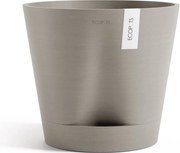 Ecopots bloempot Venice 2 40 - Rond - Taupe - Diameter 40,2 x H35,7 cm