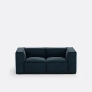 Modulaire 2-zitsbank Seven in getextureerd fluweel