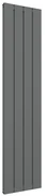 Eastbrook Vesima verticale aluminium verwarming 180x30,3cm Antraciet 1068 watt