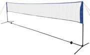 vidaXL Badmintonnet met shuttles 600 x 155 cm