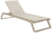 Siesta Exclusive Ligbed - Tropic - Taupe - Kunststof - Stapelbaar - Siesta