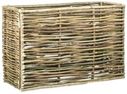 vidaXL Plantenbak verhoogd 120x40x80 cm hazelaarhout