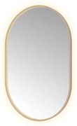 Hotbath &More Oval spiegel ovaal 80x120cm geborsteld koper PVD