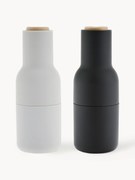 Zout & pepermolen Bottle Grinder met beukenhouten deksel, set van 2