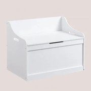 Boby Kids Speelgoedkist Wit - Sklum