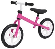 vidaXL Loopfiets met 10 inch wielen roze