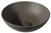 By Goof Waskom - opbouw - 38.5x13.8x38.5cm - Solid surface - Rond - Mat Moka JBS6351