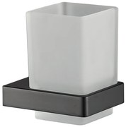 Plieger Altea glashouder met glas mat zwart