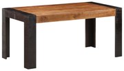 vidaXL Eettafel 160x80x76 cm massief mangohout