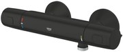 Grohe QuickFix Precision Trend douche-thermostaatkraan 12cm mat zwart