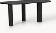 Eettafel Naruto van eikenhout in organische vorm, in verschillende formaten