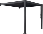 Lagos terraspergola wandmontage 3 x 4 m Garden Point antraciet