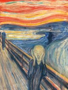 Kunstreproductie The Scream, 1893, Edvard Munch