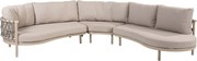 Piacenza modulaire hoek loungeset 3 delig latte Taste 4SO