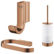 Grohe Selection Toiletaccessoires - closethouder - zonder klep - closetborstelset - handdoekhaak - warm sunset brushed (koper) SW444377/SW444236/SW444531