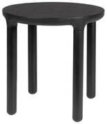 Zuiver Storm Ronde Bijzettafel Zwart - 35 X 35cm.