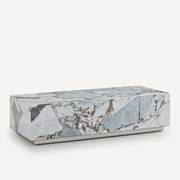 Marmeren kubusvormige salontafel, Alcana