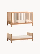 Eikenhouten babybedje Latitude met uitbouw tot ledikant, 70 x 140 cm