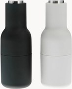 Zout- en peperstrooier Bottle Grinder met roestvrijstalen deksels, 2-delig
