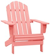 vidaXL Tuinstoel Adirondack massief vurenhout roze