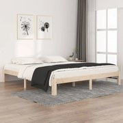 vidaXL Bedframe massief hout 180x200 cm 6FT Super King