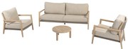 4 Seasons Outdoor Julia loungeset met Sem tafel SALE  Loungeset    beige weerbestendig