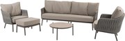 Vic Cannes stoel bank loungeset 5 delig organic terre Taste 4SO