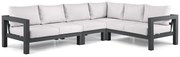 Hoek loungeset 6 personen Aluminium Grijs  Lifestyle Garden Furniture Luca