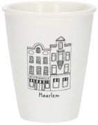 Gevel mok, Haarlem, porselein, 200 ml